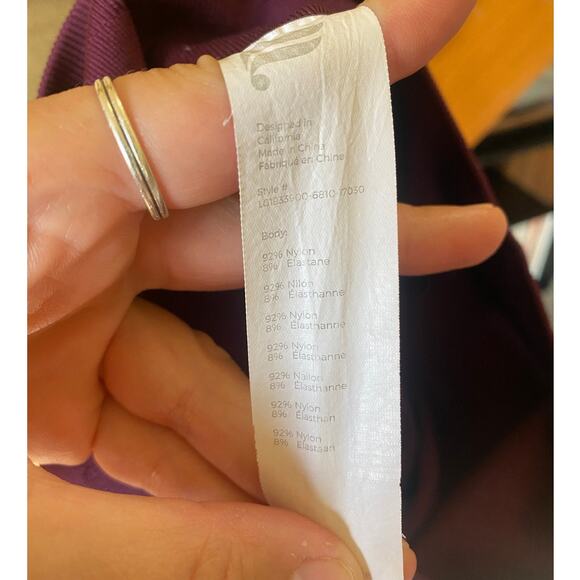 Fabletics purple athletic yoga leggings - Picture 5 of 5